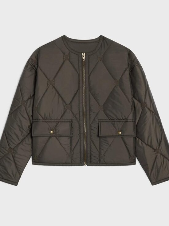 Celine Jackets & Blazers - Celine Quilted Zippered Jacket Tag Size 38 Women